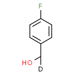ChemSpider 2D Image | (4-Fluorophenyl)(~2~H_1_)methanol | C7H6DFO