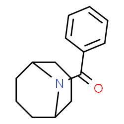 ChemSpider 2D Image | 9-Azabicyclo[3.3.1]non-9-yl(phenyl)methanone | C15H19NO