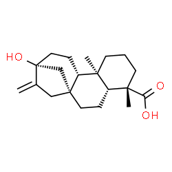 ChemSpider 2D Image | 13-Hydroxykaur-16-en-19-oic acid | C20H30O3