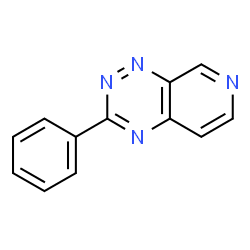 ChemSpider 2D Image | 3-Phenylpyrido[4,3-e][1,2,4]triazine | C12H8N4