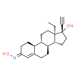 ChemSpider 2D Image | 17-Desacetyl Norgestimate | C21H29NO2