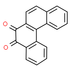 ChemSpider 2D Image | Benzo[c]phenanthrene-5,6-dione | C18H10O2