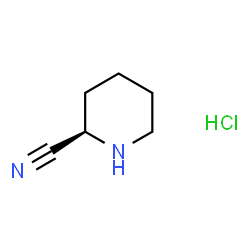 ChemSpider 2D Image | (2R)-2-Piperidinecarbonitrile hydrochloride (1:1) | C6H11ClN2