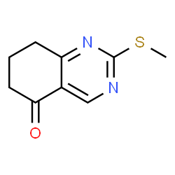 ChemSpider 2D Image | 7,8-Dihydro-2-(methylthio)-5(6H)-quinazolinone | C9H10N2OS