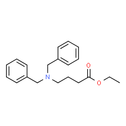ChemSpider 2D Image | Ethyl 4-(dibenzylamino)butanoate | C20H25NO2