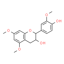 ChemSpider 2D Image | 3,4'-Dihydroxy-3',5,7-trimethoxyflavan | C18H20O6