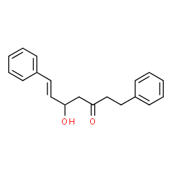 ChemSpider 2D Image | 5-Hydroxy-1,7-diphenyl-6-hepten-3-one | C19H20O2