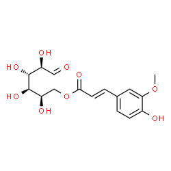ChemSpider 2D Image | 6-O-Feruloylglucose | C16H20O9
