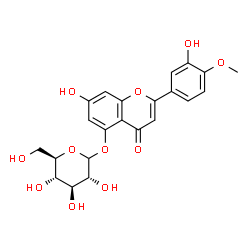 ChemSpider 2D Image | Hesperetin 5-O-glucoside | C22H22O11