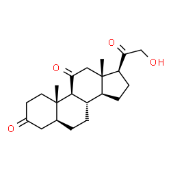 ChemSpider 2D Image | Allopregnan-21-ol-3,11,20-trione | C21H30O4