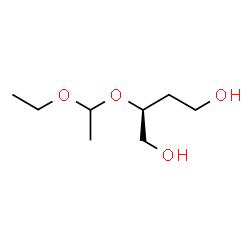 ChemSpider 2D Image | (2S)-2-(1-Ethoxyethoxy)-1,4-butanediol | C8H18O4