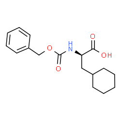 ChemSpider 2D Image | N-[(Benzyloxy)carbonyl]-3-cyclohexyl-D-alanine | C17H23NO4