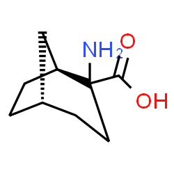 ChemSpider 2D Image | (1S,5S)-2-Aminobicyclo[3.2.1]octane-2-carboxylic acid | C9H15NO2