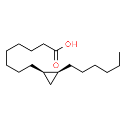 ChemSpider 2D Image | cis-9,10-methylenehexadecanoic acid | C17H32O2