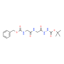 ChemSpider 2D Image | 2-Methyl-2-propanyl 4,7,10-trioxo-12-phenyl-11-oxa-2,3,6,9-tetraazadodecan-1-oate | C17H24N4O6