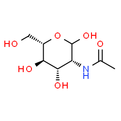 ChemSpider 2D Image | 2-Acetamido-2-deoxy-L-mannopyranose | C8H15NO6