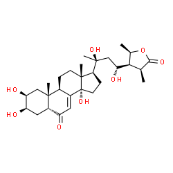 ChemSpider 2D Image | cyasterone | C29H44O8