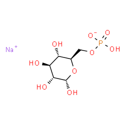 ChemSpider 2D Image | Sodium 6-O-(hydroxyphosphinato)-alpha-D-glucopyranose | C6H12NaO9P