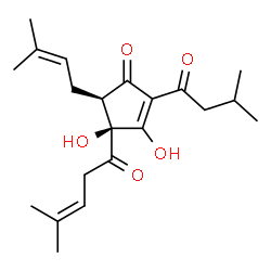 ChemSpider 2D Image | (+)-cis-isohumulone | C21H30O5