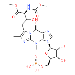 ChemSpider 2D Image | beta-hydroxywybutosine 5'-monophosphate | C21H29N6O13P
