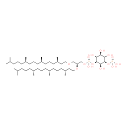 ChemSpider 2D Image | 1-archaetidyl-1D-myo-inositol 3-phosphate | C49H100O14P2