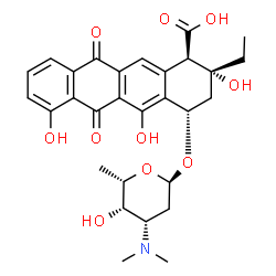 ChemSpider 2D Image | 15-demethylaclacinomycin T | C29H33NO10