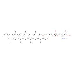 ChemSpider 2D Image | 2,3-bis-O-phytanyl-sn-glycero-3-phospho-L-serine | C46H94NO8P