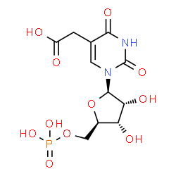 ChemSpider 2D Image | 5-(carboxymethyl)uridine 5'-monophosphate | C11H15N2O11P
