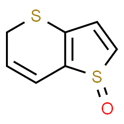 ChemSpider 2D Image | 5H-Thieno[3,2-b]thiopyran 1-oxide | C7H6OS2