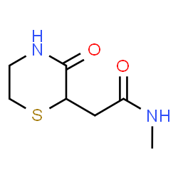 ChemSpider 2D Image | N-Methyl-2-(3-oxo-2-thiomorpholinyl)acetamide | C7H12N2O2S