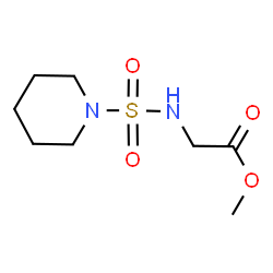 ChemSpider 2D Image | Methyl N-(1-piperidinylsulfonyl)glycinate | C8H16N2O4S