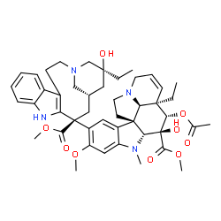 ChemSpider 2D Image | (2'beta,4alpha)-Vincaleukoblastine | C46H58N4O9