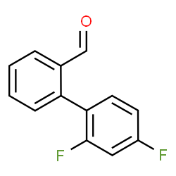 ChemSpider 2D Image | 2',4'-Difluoro-2-biphenylcarbaldehyde | C13H8F2O