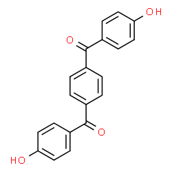 ChemSpider 2D Image | 1,4-Phenylenebis[(4-hydroxyphenyl)methanone] | C20H14O4