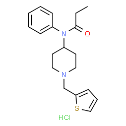 ChemSpider 2D Image | Thenylfentanyl Hydrochloride | C19H25ClN2OS