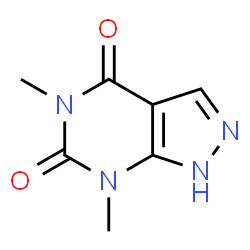 ChemSpider 2D Image | 5,7-Dimethyl-1H-pyrazolo[3,4-d]pyrimidine-4,6(5H,7H)-dione | C7H8N4O2