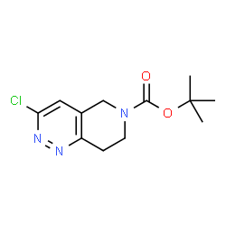 ChemSpider 2D Image | 2-Methyl-2-propanyl 3-chloro-7,8-dihydropyrido[4,3-c]pyridazine-6(5H)-carboxylate | C12H16ClN3O2