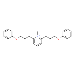 ChemSpider 2D Image | 1-Methyl-2,6-bis(3-phenoxypropyl)pyridinium | C24H28NO2