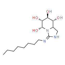 ChemSpider 2D Image | (5R,6R,7S,8R)-3-(Octylamino)-1,5,6,7,8,8a-hexahydroimidazo[1,5-a]pyridine-5,6,7,8-tetrol | C15H29N3O4