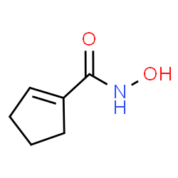 ChemSpider 2D Image | N-hydroxy-1-cyclopentenecarboxamide | C6H9NO2