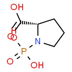 ChemSpider 2D Image | 1-Phosphono-L-proline | C5H10NO5P