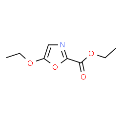 ChemSpider 2D Image | Ethyl 5-ethoxy-1,3-oxazole-2-carboxylate | C8H11NO4