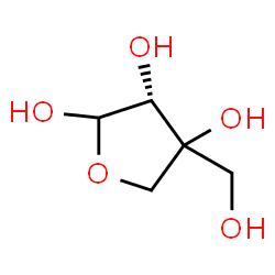 ChemSpider 2D Image | (3R)-4-(Hydroxymethyl)tetrahydro-2,3,4-furantriol | C5H10O5