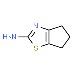 ChemSpider 2D Image | 5,6-Dihydro-4H-cyclopentathiazol-2-ylamine | C6H8N2S