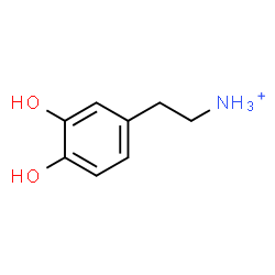 ChemSpider 2D Image | dopaminium cation | C8H12NO2