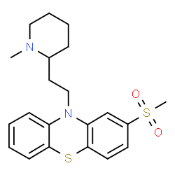 ChemSpider 2D Image | SULFORIDAZINE | C21H26N2O2S2