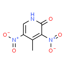 ChemSpider 2D Image | 4-Methyl-3,5-dinitro-2(1H)-pyridinone | C6H5N3O5
