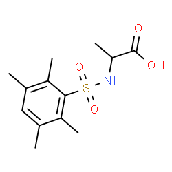 ChemSpider 2D Image | N-[(2,3,5,6-Tetramethylphenyl)sulfonyl]alanine | C13H19NO4S