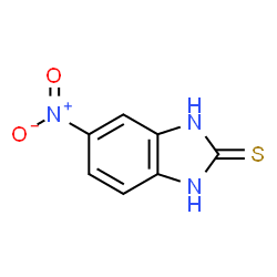 ChemSpider 2D Image | 5-Nitro-2-benzimidazolethiol | C7H5N3O2S