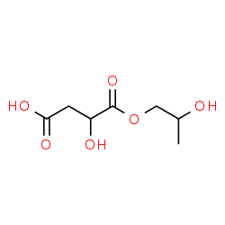 ChemSpider 2D Image | 3-Hydroxy-4-(2-hydroxypropoxy)-4-oxobutanoic acid | C7H12O6